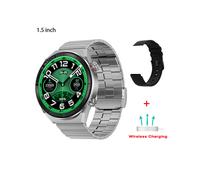 Reloj inteligente DT3 Mate (acero plateado) para hombre y mujer, deportivo, resistente al agua, con