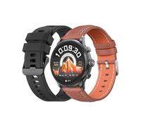 Reloj inteligente ECHO Rainbow Voyager negro + correa marrón