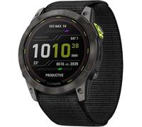 Reloj Garmin Enduro 2 PRO Sapphire Solar, Titan Carbon Gray DLC/ Black Nylon Band 010-02754-01 Talla ONE SIZE