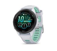 Garmin Forerunner 265S negro blanco correa blanco verde