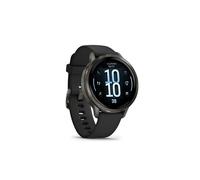 Reloj inteligente Garmin Venu 4 negro y gris - pulsera de silicona negra - 41mm