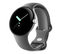 Reloj inteligente GOOGLE Pixel Watch - 41 mm - Plata pulida activa - Correa color carbón
