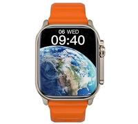 Reloj inteligente HK9 Ultra 2 Max AMOLED 2024 para hombres y mujeres, ChatGPT NFC, brújula, álbum de fotos, frecuencia cardíaca, llamada Bluetooth, reloj inteligente deportivo actualizado (naranja)