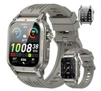 Reloj Inteligente Hombre, 1.91" Smartwatch Hombre con Llamadas Bluetooth, Smart Watch con Sueño/Podómetro/Pulsómetro, 120+ Modos Deportivos, Impermeable IP68, Pulsera Actividad para Android iOS