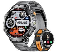 Reloj Inteligente Hombre 1000 mAh Batería/1.85'' HD Grande Smartwatch con Llamadas/Linterna/100+ Modos Deportivos,IP68 Impermeable Fitness Watch con Ritmo Cardíaco,Monitor de Sueño para Android iOS