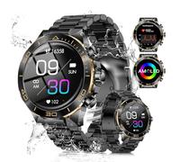Reloj Inteligente Hombre con Llamadas Bluetooth 5.2, 1.43" Pantalla AMOLED, 107+ Modos Deporte, Resistente al Agua IP68, Batería de Larga Duración