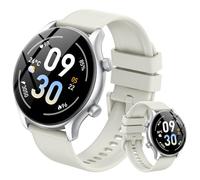 Reloj Inteligente Hombre Mujer,1.39" HD Smartwatch Hombre Mujer con Llamadas y Voz de Al, Notificaciones, Smart Watch con Pulsómetro/SpO2/Monitor de Sueño,115+ Modos Deportes, IP68 Blancanieves