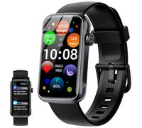 Reloj Inteligente Hombre Mujer, 1.47" HD Smartwatch con Whatsapp Notificación, Podómetro/Pulsómetro/SpO2/Monitor de Sueño, IP68 Pulsera Actividad con 24 Modos Deportivos, Smart Watch para Android iOS