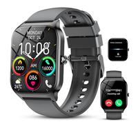 Reloj Inteligente Hombre Mujer,1.85" HD Smartwatch con Llamadas y Voz de Al, WhatsApp Notificaciones, Smart Watch con Podómetro/Pulsómetro/SpO2/Monitor de Sueño,115+ Modos Deportes, IP68 Impermeable