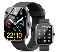 Reloj Inteligente Hombre Mujer, 1.91" Smartwatch con Llamadas Bluetooth y Whatsapp Notificación, IP68 Pulsera Actividad con 100+ Modos Deportivos, Pulsómetro, SpO2, Monitor de Sueño para Android iOS
