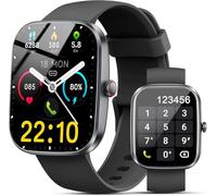 Reloj Inteligente Hombre Mujer, 1.91" Smartwatch con Llamadas Bluetooth y Whatsapp Notificación, IP68 Pulsera Actividad con 100+ Modos Deportivos, Pulsómetro, SpO2, Monitor de Sueño para Android iOS