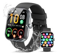 Reloj Inteligente Hombre Mujer, 2025 Nuevo 1.96'' Smartwatch Llamada Bluetooth, Pulsómetro/Monitor de Sueño/Podómetro, 110+ Modos Deportivo Hombre, Pulsera Actividad Impermeable IP68 para Android iOS