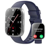 Reloj Inteligente Hombre Mujer, 2025 Smartwatch 1.95" Llamada Bluetooth, 112 Modos Deportivos, Pulsera Actividad con Monitor de Ritmo Sueño y Cardíaco, IP68 Smart Watch para Android iOS, Azul