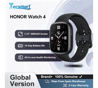 Reloj Inteligente HONOR Watch 4 Versión Global, Monitor de Oxígeno en Sangre 5ATM, BT5.2, GPS, Bluetooth 5.2, Batería de Larga Duración de hasta 14 Días Oro