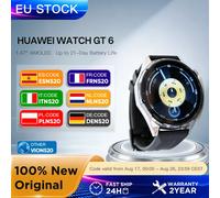 Reloj Inteligente HUAWEI GT6 de 46 mm con GPS y Pantalla Táctil AMOLED de 1.47'' Black 46mm