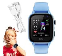 Reloj inteligente infantil: reloj de teléfono GPS 4G GPS, batería recargable para niños Smart Wristwatch | Aprendizaje y seguridad con la linterna de la cámara de llamadas, la pantalla táctil de la gr