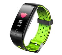 Reloj Inteligente Leer Mensajes Reloj Inteligente para Hombres y Mujeres Reloj Inteligente de 0,96 Pulgadas Compatible con Android iOS Phone 5ATM Fitness Reloj Impermeable Reloj (Green, One Size)