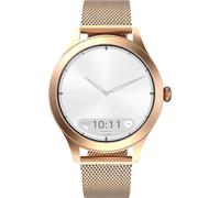 Reloj inteligente - MAXCOM - FW44 2 - IP68 - Pulsera de malla milanesa dorada - Seguimiento de actividad y sueño