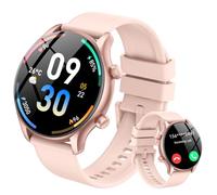 Reloj Inteligente Mujer,1.39" HD Smartwatch Mujer con Llamadas y Voz de Al, Notificaciones, reloj deportivo con Pulsómetro/SpO2/Monitor de Sueño,120+ Modos Deportes,IP68 Impermeable para Android iOS
