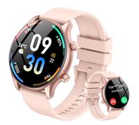Reloj Inteligente Mujer,1.39" HD Smartwatch Mujer con Llamadas y Voz de Al, Notificaciones, reloj deportivo con Pulsómetro/SpO2/Monitor de Sueño,120+ Modos Deportes,IP68 Impermeable para Android iOS