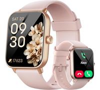 Reloj Inteligente Mujer, 1.8" HD Smartwatch Mujer con Llamadas y Voz de Alexa, Whatsapp Notificaciones, Smartwatch con SpO2/Pulsómetro/Monitor de Sueño, IP68 Regalo Mujer para iPhone Android