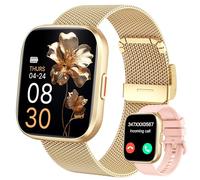Reloj Inteligente Mujer, 1.85" Smartwatch Mujer pulgadas con Llamadas, IP68 Impermeable, 120+ Modos Deportivos con HD Pantalla Táctil, Podómetro, Monitor de Sueño, Impermeable IP68 para Android iOS