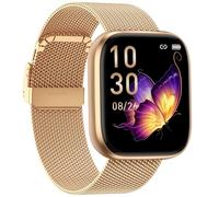 Reloj Inteligente Mujer, 1.91" Smartwatch Mujer pulgadas con Llamadas, IP68 Impermeable, 120+ Modos Deportivos con HD Pantalla Táctil, Podómetro, Monitor de Sueño, Impermeable IP68 para Android iOS