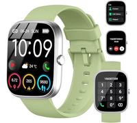 Reloj Inteligente Mujer Hombre, 1.91" HD Smartwatch con Llamadas Bluetooth y WhatsApp, 110+ Modos Deportivos, Pulsómetro/Monitor de Sueño/Podómetro, IP68 Impermeable Smart Watch para iOS Android Verde