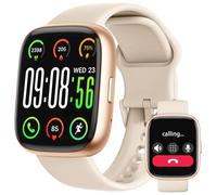 Reloj Inteligente Mujer Hombre con Alexa Integrado, Pantalla HD de 1,83" y Llamadas Bluetooth IP68 Smartwatch con SpO2 Sueño 100+ Modos Deportivos, Regalo Pulsera Actividad para Android iOS, Rosa