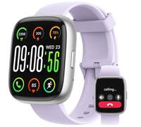 Reloj Inteligente Mujer Hombre con Alexa Integrado, Pantalla HD de 1,83" y Llamadas Bluetooth IP68 Smartwatch con SpO2 Sueño 100+ Modos Deportivos, Regalo Pulsera Actividad para Android iOS, Morado