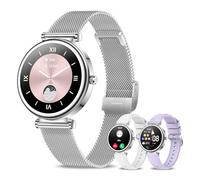 Reloj Inteligente Mujer Redondo con Llamadas, 1,27'' Smartwatch con 110+ Modos Deportivos Función Femenina Monitor de Sueño Pulsometro SpO2, IP67 Impermeable Reloj Digital Mujer para iOS Android