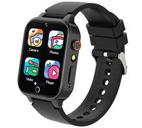 Reloj Inteligente Niño 26 Juegos, Smartwatch Niños con Cámara, Audiolibro, Podómetro Caloría, 13 Despertador, Música, Linterna, 100+ Fichas de Aprendizaje, Parental Control, Regalos para Niños y Niñas