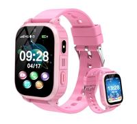 Reloj Inteligente Niño 4G GPS, Reloj Niñas Localizador y Llamadas SOS, Smartwatch Niños para y Niñas con Cámara, Chat, Juegos, Despertador, Impermeable IP68, Reloj Niñas Regalo para Niños 4-15 Años