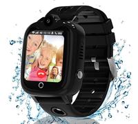 Reloj Inteligente Niño 4G, Smartwatch Niños con Videollamada, Reloj GPS Niños Localizador y Llamadas SOS Chat SMS Juego Cámara Despertador Impermeable Modo Clase,Relojcon Tarjeta SIM Regalo Niña Niño