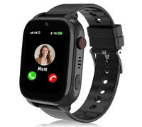 Reloj Inteligente Niño 4G, Smartwatch Niños GPS y Llamadas, Vídeo/Voz Chat, Despertador, Calendario, SOS, Juegos, Modo Clase, Calculadora, IP68 Reloj GPS Niños Niñas Regalo de Cumpleaños de Navidad
