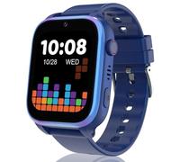 Reloj Inteligente Niño con 4G Videollamada, SOS GPS localización, Modo Escolar, SMS, IP68 Impermeable, 7 Juego, Despertador,Cámara, Smartwatch niños Regalo para 5-14 Años