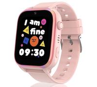 Reloj Inteligente Niño con 4G Videollamada, SOS GPS localización, Modo Escolar, SMS, IP68 Impermeable, 7 Juego, Despertador,Cámara, Smartwatch niños Regalo para 5-14 Años