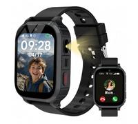 Reloj Inteligente Niño GPS y Llamadas, 4G SOS/Voz Chat/WiFi GPS Localizador | 10 Contactos, VídeoLlamada, 7 Juegos, Modo Clase, Calculadora, Alarma, IP68 Reloj GPS Infantil Regalo Cumpleaños de Navidad