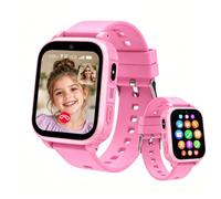 Reloj Inteligente Niño GPS y Llamadas, 4G SOS/Voz Chat/WiFi GPS Localizador | 10 Contactos, VídeoLlamada, 7 Juegos, Modo Clase, Calculadora, Alarma, IP68 Reloj GPS Infantil Regalo Cumpleaños de Navidad