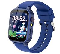 Reloj Inteligente Niño Niña 4-15 Años, 39 Juegos, Modo Deportivo, Cámara, MP3, Linterna, 100+Tarjetas Aprendizaje, Audiolibros, Despertador, Modo Escuela, Podómetro, Regalo Educativo para Niño y Niñas