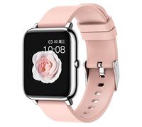 Reloj Inteligente Niño Reloj Inteligente para iOS Heart a de Agua para Android Pulsera Tasa Fitness Reloj Inteligente Mejores Relojes Inteligentes (Pink, One Size)