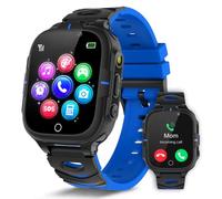 Reloj Inteligente Niño Teléfono, Smartwatch Niños con Llamadas Doble Cámara | 24 Juegos Modo Escuela SOS Vídeo HD MP3 Música Linterna Despertador Calculadora Reloj Niños Regalos de Cumpleaños Navidad