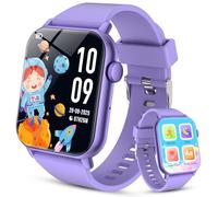 Reloj Inteligente Niño y niña, Smartwatch Niños 3-12 con Podómetro, Frecuencia Cardíaca, Monitor de Sueño IP68 Impermeable, Reloj para Niños Despertador, Música Audiolibro, Juegos de Rompecabezas