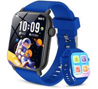Reloj Inteligente Niño y niña, Smartwatch Niños 3-12 con Podómetro Frecuencia Cardíaca, Monitor de Sueño, IP68 Impermeable, Reloj para Niños Despertador, Música, Audiolibro, Juegos de Rompecabezas