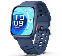 Reloj Inteligente Niños Niñas Sin App Necesaria, 1,83" Smartwatch Niños con Podómetro, Resistente al Agua IP68, Reloj Monitor Cardiaco y Sueño, Despertador, Juegos de Rompecabezas (Azul)
