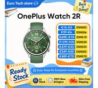 OnePlus Reloj 2R con Wear OS 4 de Google, chipset Snapdragon W5, hasta 100 horas de duración de la batería, pantalla AMOLED de 1.43, modo deportivo más de 100, GPS de doble frecuencia, 5 ATM, llamadas