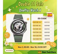 Reloj inteligente OnePlus Watch 4 versión global, 1.5 pulgadas, Wear OS de Google, Snapdragon W5, hasta 16 días de batería, Google Wallet Green