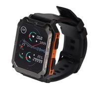 Reloj Inteligente, Pantalla HD de 1,83 Pulgadas Llamadas IP68 Reloj Electrónico Inteligente a Prueba de Agua a Prueba de Polvo con Larga Resistencia para 6.0 y Superior, IOS