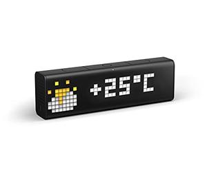 Reloj inteligente para el hogar con Wi-Fi LaMetric Time, LM 37X8, color negro