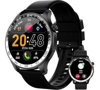 Reloj inteligente para hombre y mujer, 1,43 pulgadas HD AMOLED reloj inteligente con llamadas y Whatsapp, reloj digital con 100+ deporte, SpO2 /sueño/pulsómetro, IP68 impermeable Smart Watch para